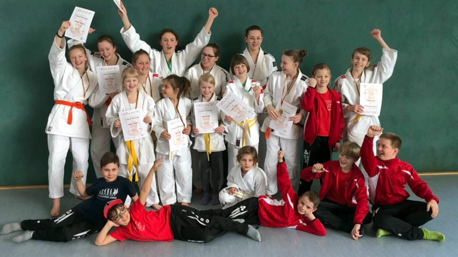 Judokas des JC Crimmitschau und JSV Werdau