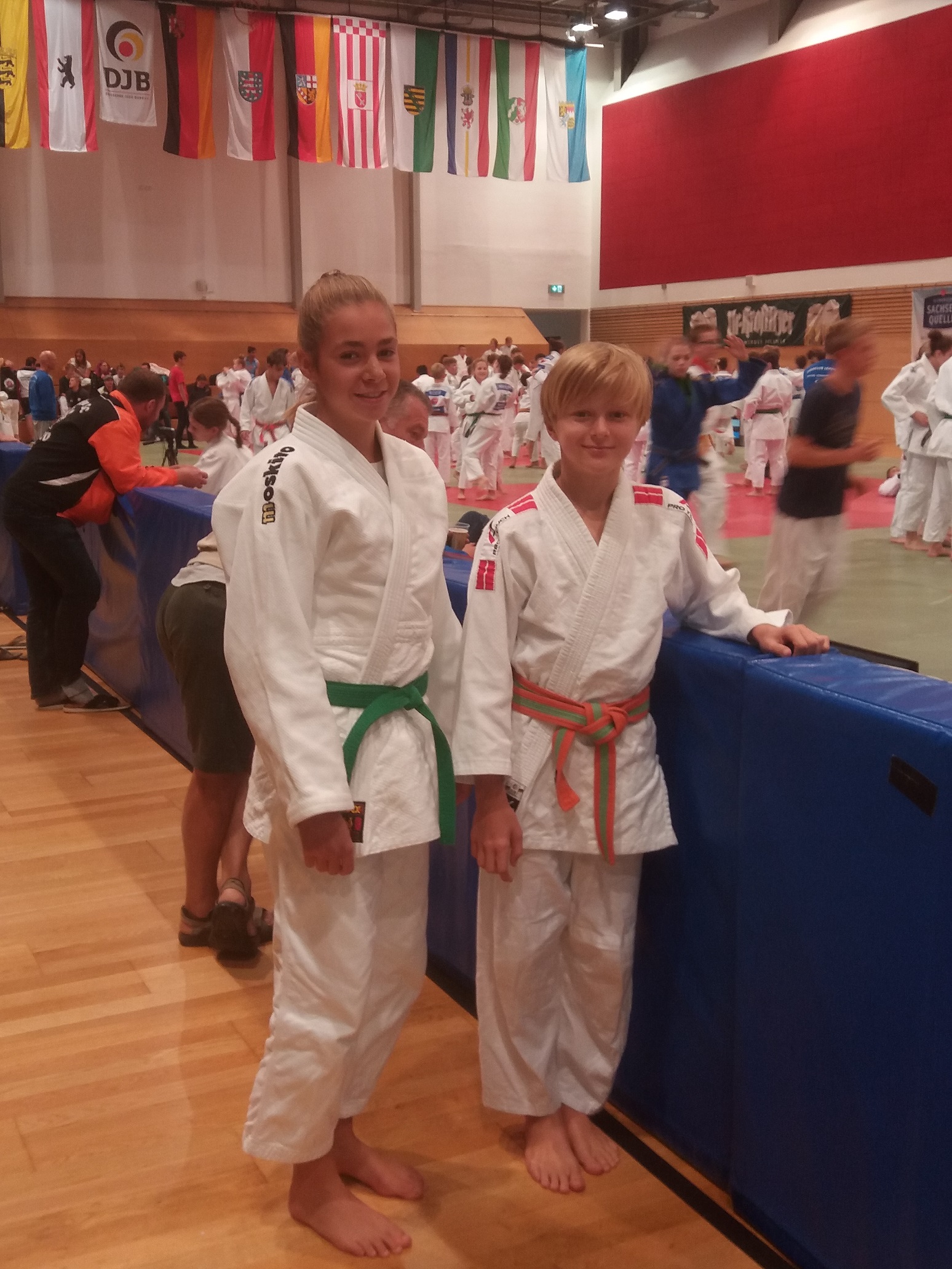 Die beiden Judokas des JSV Werdau